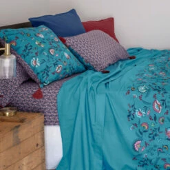 Drap De Lit Coton Et Lin Bombay