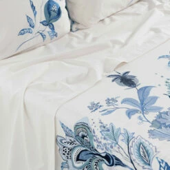 Drap De Lit Lin Et Coton Lavé Madeleine -feuille Soldes Magasin drap de lit lin et coton lave madeleine 2