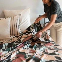 Drap De Lit Percale De Coton Bio Gisèle -feuille Soldes Magasin drap de lit percale de coton bio gisele 4