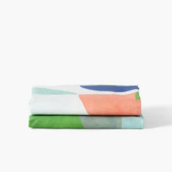 Drap De Lit Percale De Coton Circles -feuille Soldes Magasin drap de lit percale de coton circles 1