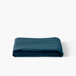Drap De Lit Percale De Coton Neo Bleu Prusse