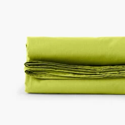 Drap De Lit Percale De Coton Neo Vert -feuille Soldes Magasin drap de lit percale de coton neo vert 2