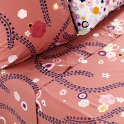 Drap De Lit Percale De Coton Psyché -feuille Soldes Magasin drap de lit percale de coton psyche 3