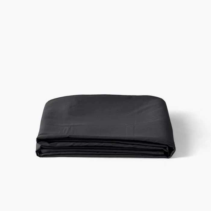 Drap De Lit Satin De Coton Jacquard Pois Et Rayures Prestige Noir 3 Drap De Lit Satin De Coton Jacquard Pois Et Rayures Prestige Noir – Image 3