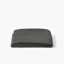 Drap De Lit Satin De Coton Lavé Bio Quartz Galet