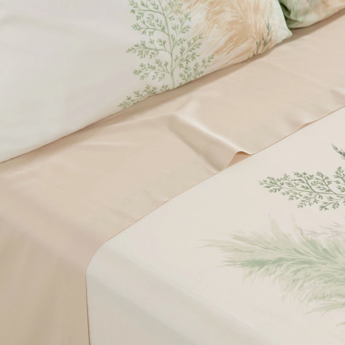 Drap De Lit Satin De Coton Pampa II 2 Drap De Lit Satin De Coton Pampa II – Image 2