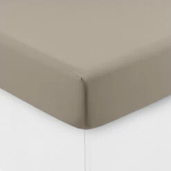 Drap Housse Coton Lavé Songe Grège 6 Drap Housse Coton Lavé Songe Grège -feuille Soldes Magasin drap housse coton lave songe grege 2