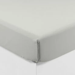 Drap Housse En Pur Coton Lavé Biologique Souffle Nuage -feuille Soldes Magasin drap housse en pur coton lave biologique souffle nuage 2