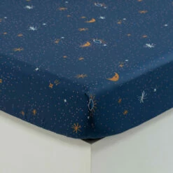 Drap Housse Percale De Coton Célestes