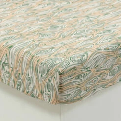 Drap Housse Percale De Coton Lavée Biologique Monarbre
