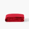 Drap Housse Percale De Coton Neo Rouge