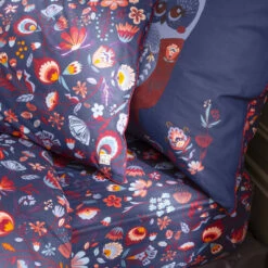 Drap Housse Pur Coton Biologique Anouchka -feuille Soldes Magasin drap housse pur coton biologique anouchka 2