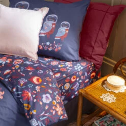 Drap Housse Pur Coton Biologique Anouchka -feuille Soldes Magasin drap housse pur coton biologique anouchka 3