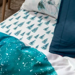 Drap Housse Pur Coton Biologique Boréales -feuille Soldes Magasin drap housse pur coton biologique boreales 2