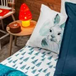 Drap Housse Pur Coton Biologique Boréales -feuille Soldes Magasin drap housse pur coton biologique boreales 3