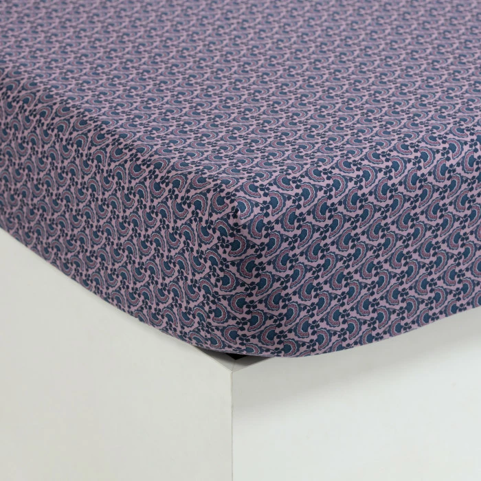 Drap Housse Pur Coton Bombay 1 Drap Housse Pur Coton Bombay