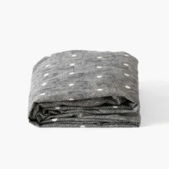 Drap Housse Pur Coton Lavé Eclipse