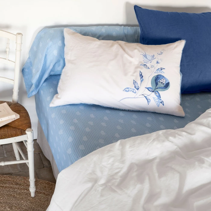 Drap Housse Pur Coton Lavé Madeleine 4 Drap Housse Pur Coton Lavé Madeleine – Image 4