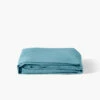 Drap Housse Satin De Coton Uni Prestige Glacier