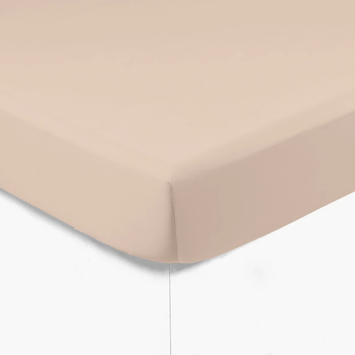 Drap Housse Satin De Coton Uni Prestige Nacre 3 Drap Housse Satin De Coton Uni Prestige Nacre – Image 3