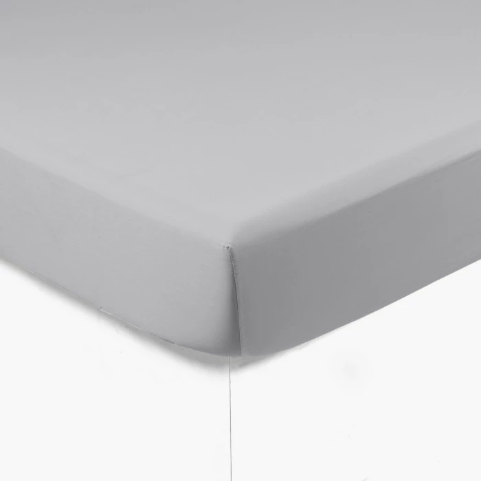 Drap Housse Satin De Coton Uni Prestige Tourterelle 4 Drap Housse Satin De Coton Uni Prestige Tourterelle – Image 4