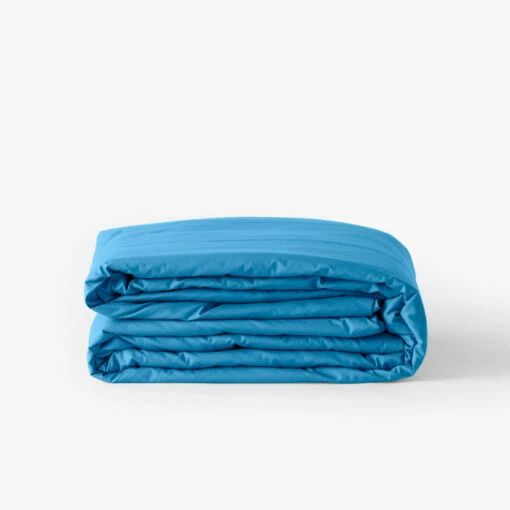 Housse De Couette Enfant Percale De Coton Neo Azur -feuille Soldes Magasin housse de couette enfant percale de coton neo azur