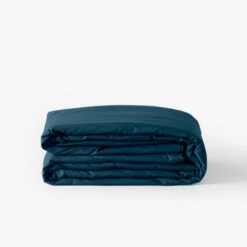 Housse De Couette Enfant Percale De Coton Neo Bleu Prusse -feuille Soldes Magasin housse de couette enfant percale de coton neo bleu prusse 3