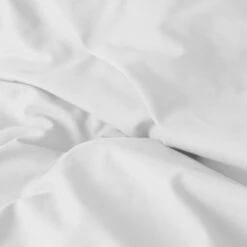 Housse De Couette Percale De Coton Neo Blanc -feuille Soldes Magasin housse de couette percale de coton neo blanc 2