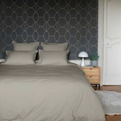 Housse De Couette Percale De Coton Neo Lin
