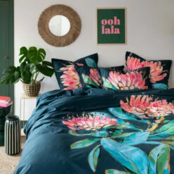 Housse De Couette Percale De Coton Protea