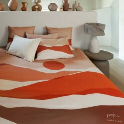 Housse De Couette Percale De Coton Safi