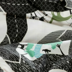 Housse De Couette Pur Coton Jocamini -feuille Soldes Magasin housse de couette pur coton jocamini 2