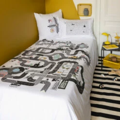 Housse De Couette Pur Coton Jocamini