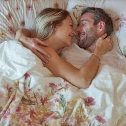 Housse De Couette Pur Coton Lavé Biologique Ô Gaïa -feuille Soldes Magasin housse de couette pur coton lave biologique o gaia 3