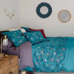 Housse De Couette Réversible Coton Et Lin Bombay