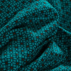 Housse De Couette Réversible Coton Et Lin Bukhara Curcuma -feuille Soldes Magasin housse de couette reversible coton et lin bukhara curcuma 3