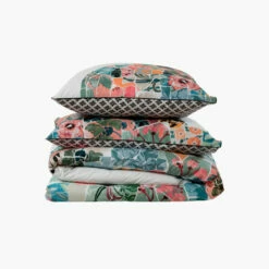 Housse De Couette Réversible Percale De Coton Azulejos 6 Housse De Couette Réversible Percale De Coton Azulejos -feuille Soldes Magasin housse de couette reversible percale de coton azulejos 2