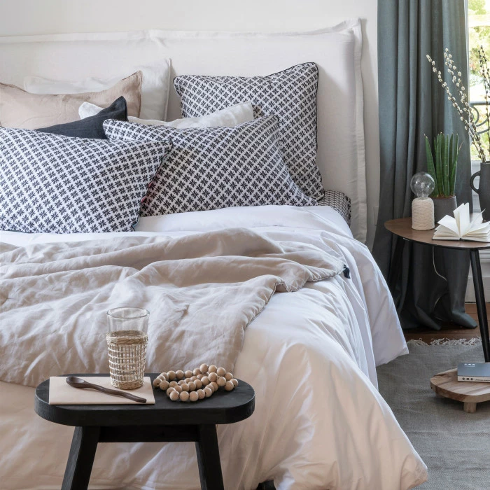 Housse De Couette Réversible Percale De Coton Azulejos 1 Housse De Couette Réversible Percale De Coton Azulejos