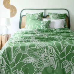 Housse De Couette Réversible Percale De Coton Bio Canopée