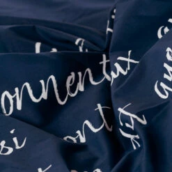 Housse De Couette Réversible Percale De Coton Célestes -feuille Soldes Magasin housse de couette reversible percale de coton celestes 3