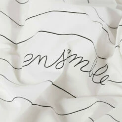 Housse De Couette Réversible Percale De Coton Monamour Ballon -feuille Soldes Magasin housse de couette reversible percale de coton monamour ballon 3