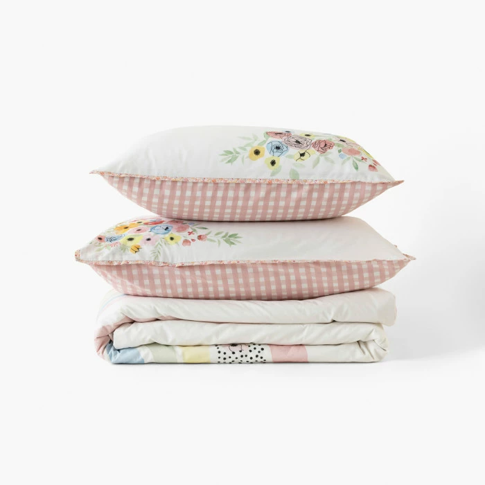 Housse De Couette Réversible Pur Coton Bio Rêve D'or 5 Housse De Couette Réversible Pur Coton Bio Rêve D'or – Image 5