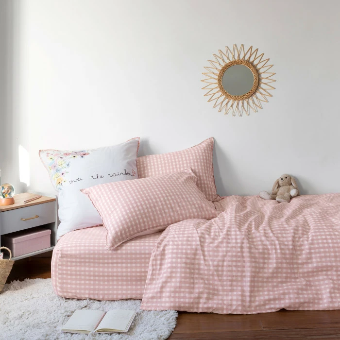 Housse De Couette Réversible Pur Coton Bio Rêve D'or 1 Housse De Couette Réversible Pur Coton Bio Rêve D'or