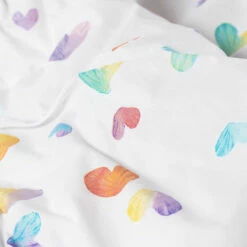 Housse De Couette Réversible Pur Coton Calliopé Sirène -feuille Soldes Magasin housse de couette reversible pur coton calliope sirene 2