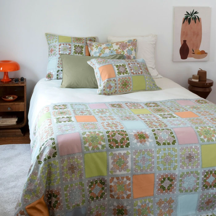 Housse De Couette Réversible Pur Coton Méli-Mélo 2 Housse De Couette Réversible Pur Coton Méli-Mélo – Image 2