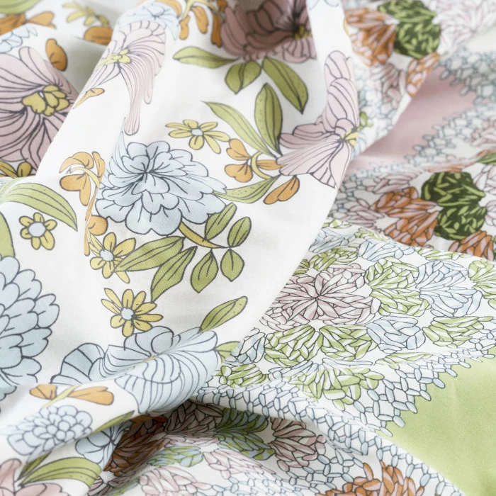 Housse De Couette Réversible Pur Coton Méli-Mélo 4 Housse De Couette Réversible Pur Coton Méli-Mélo – Image 4