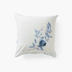 Taie D'oreiller Carrée Lin Et Coton Lavé Madeleine