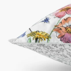 Taie D'oreiller Carrée Percale De Coton Eloges -feuille Soldes Magasin taie d oreiller carree percale de coton eloges 4