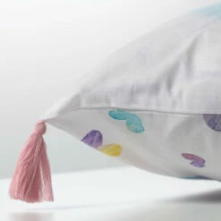 Taie D'oreiller Carrée Pur Coton Calliopé -feuille Soldes Magasin taie d oreiller carree pur coton calliope 2