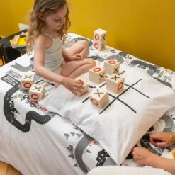 Taie D'oreiller Carrée Pur Coton Jocamini -feuille Soldes Magasin taie d oreiller carree pur coton jocamini 4